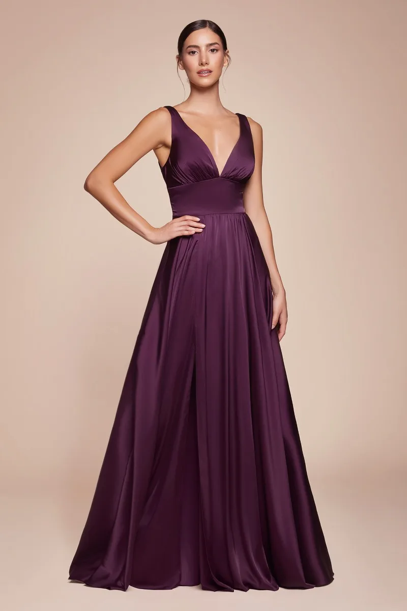 Ladivine 7469 Dress — EGGPLANT 1