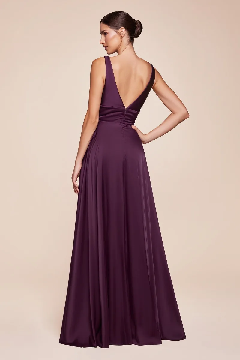 Ladivine 7469 Dress — EGGPLANT