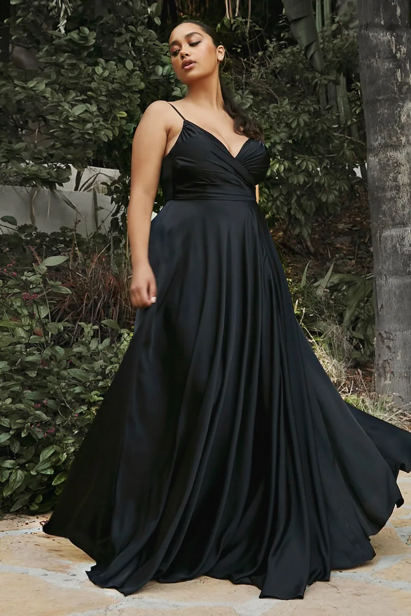 Ladivine 7485C Dress — 7485 BLACK