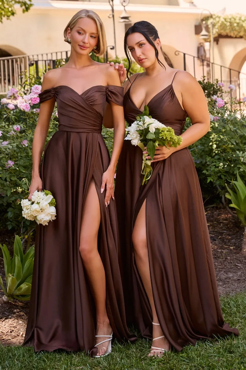 Ladivine 7493 Dress — ESPRESSO 7485 ESPRESSO 1