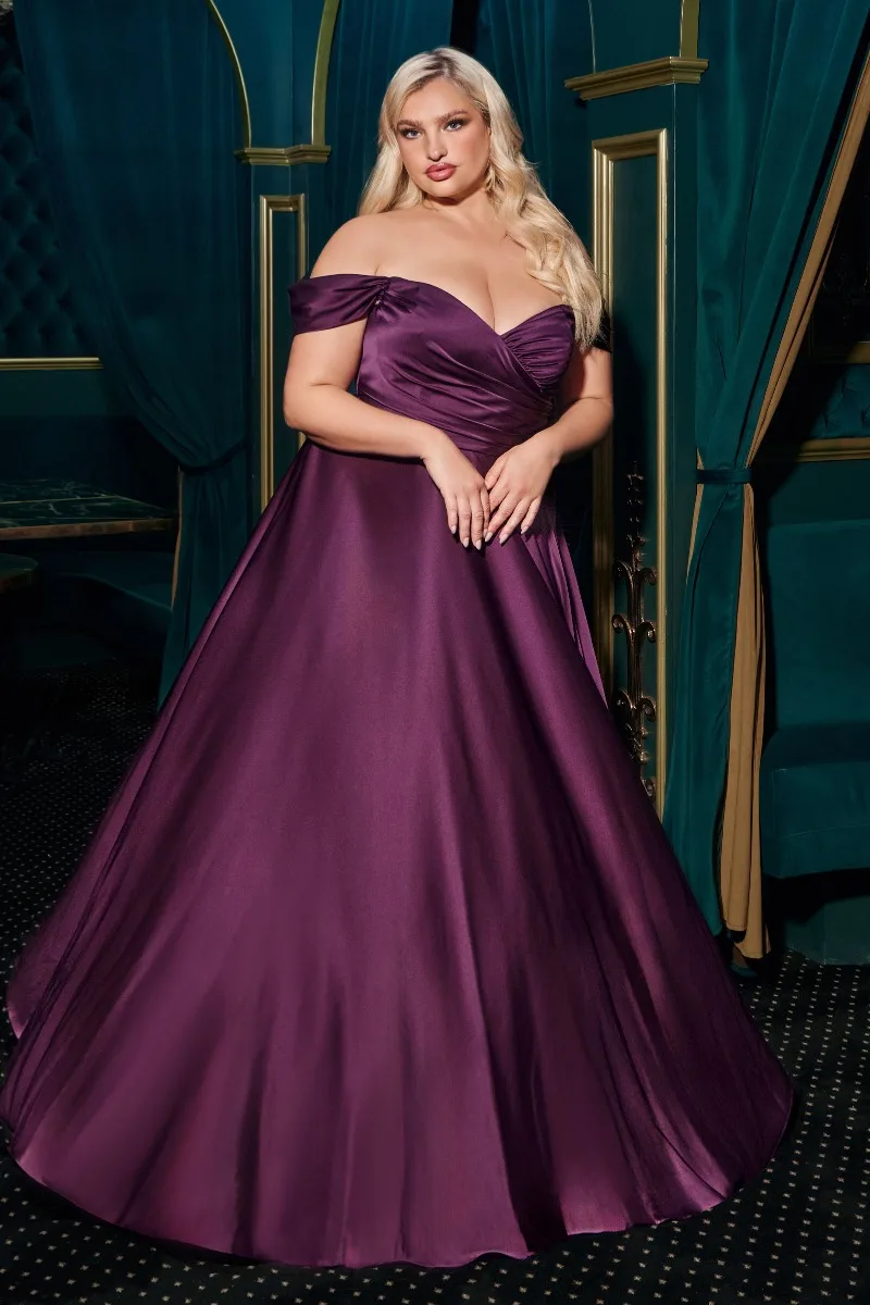 Ladivine 7493C Dress — EGGPLANT