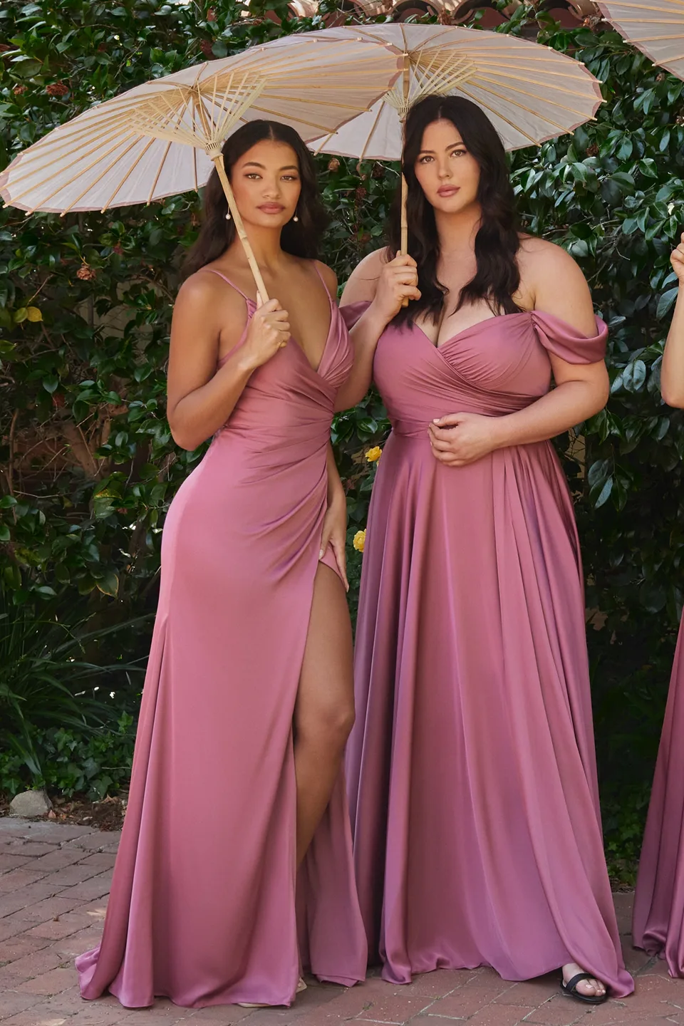 Ladivine 7493C Dress — 7494 7493C ROSEWOOD