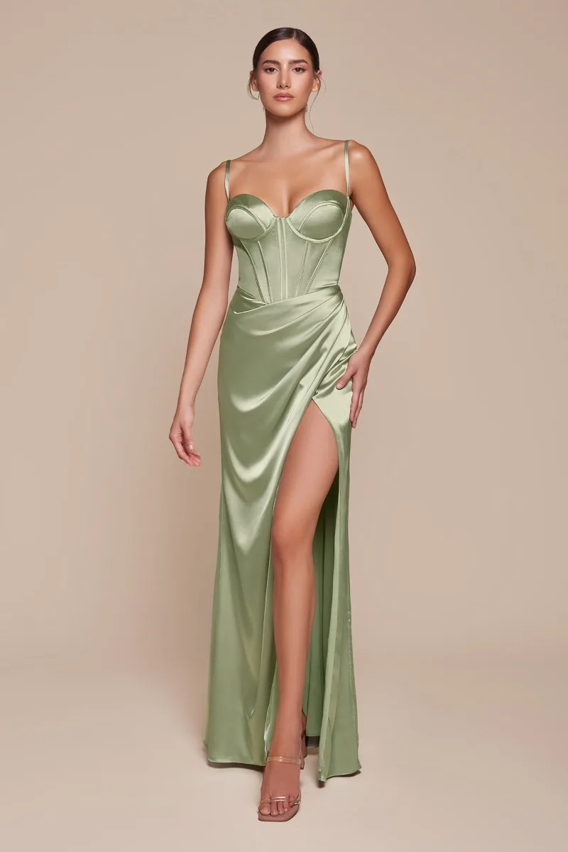 Ladivine 7495 Dress — SAGE
