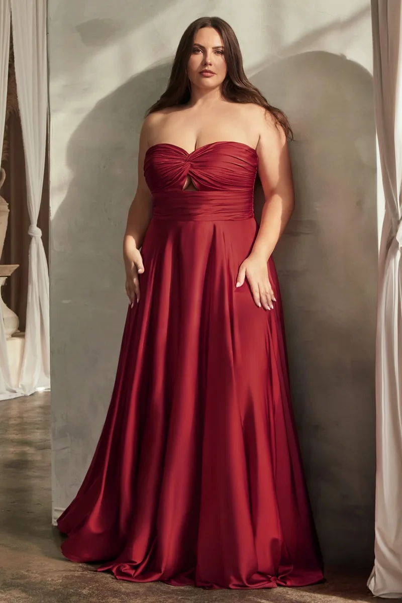 Ladivine 7496C Dress — BURGUNDY
