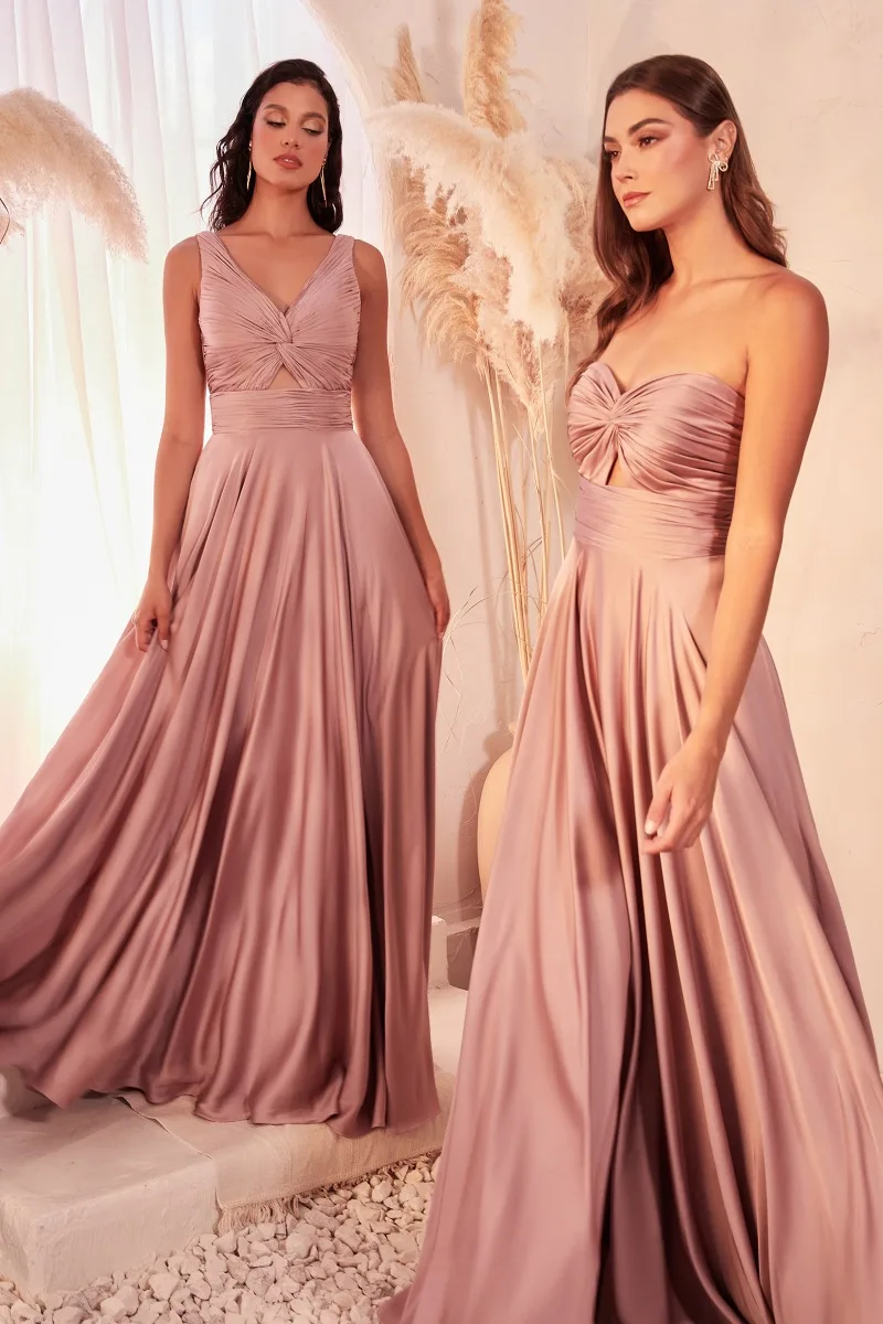 Ladivine 7497 Dress — 7496 MAUVE