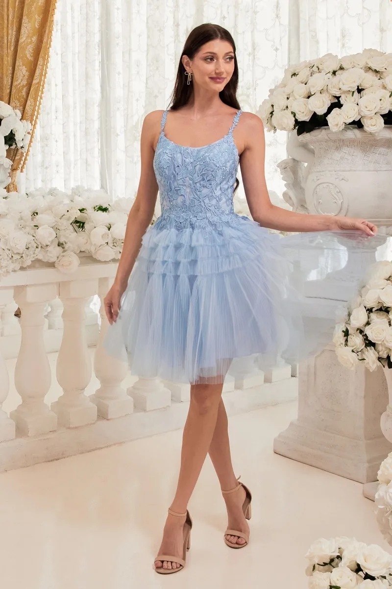 Ladivine 9310 Dress — BLUE