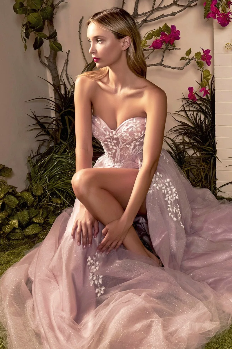 Andrea & Leo A1029 Dress — MAUVE