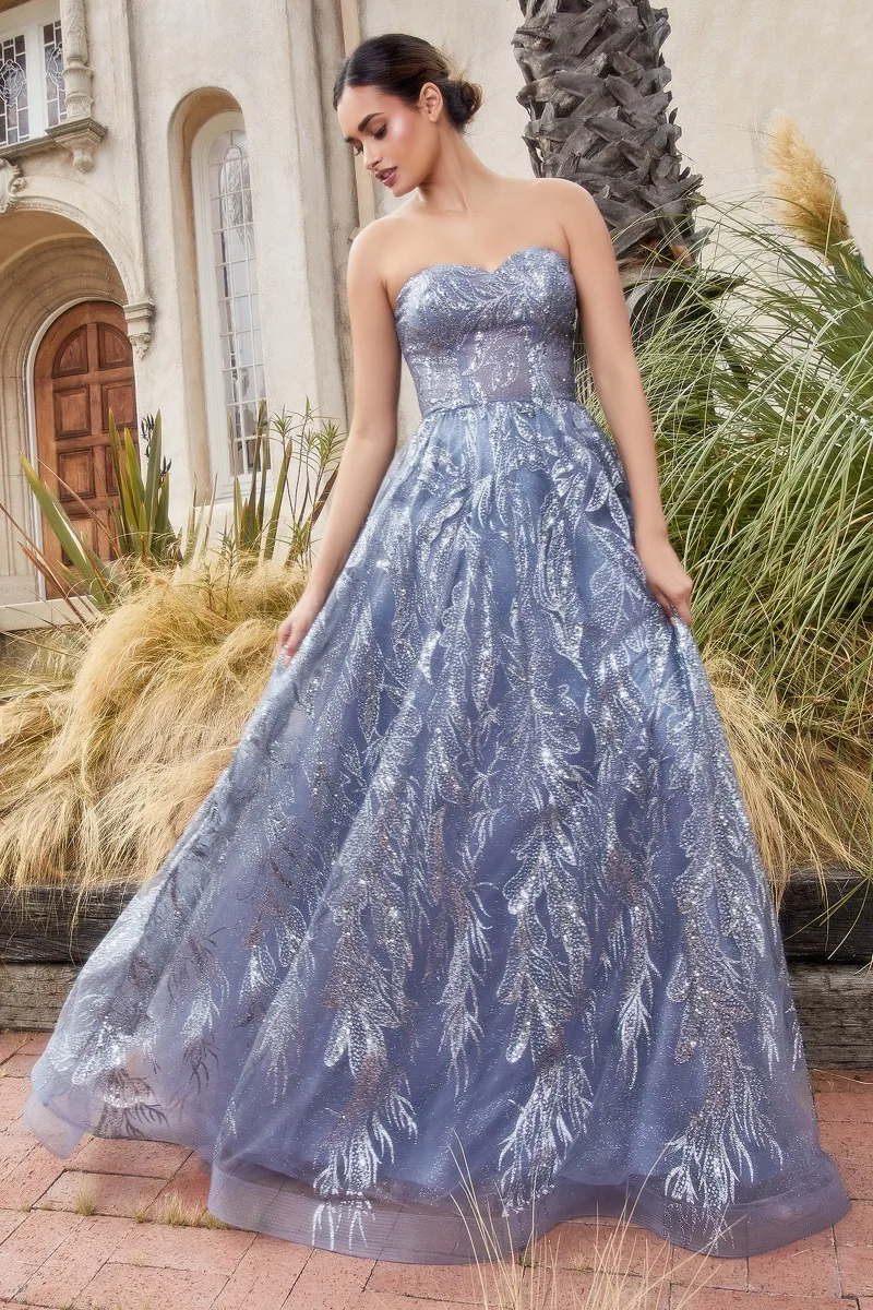 Andrea & Leo A1174 Dress — SMOKY BLUE