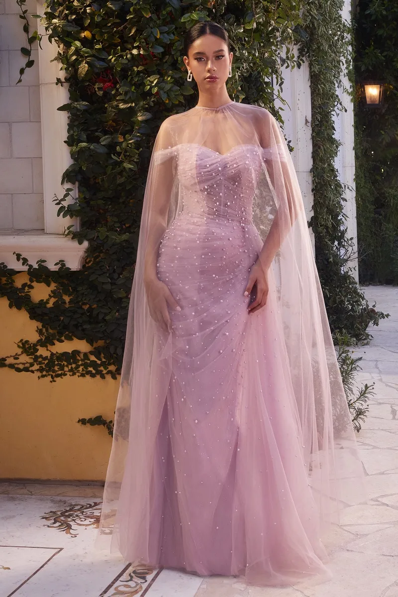 Andrea & Leo A1219 Dress — DUSTYLAVENDER
