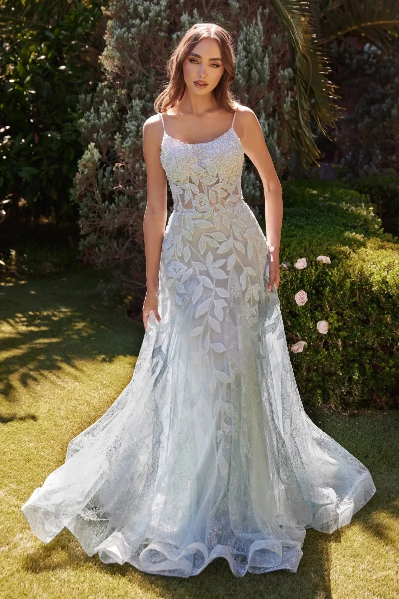 Andrea & Leo A1235 Dress — DUSTYBLUE