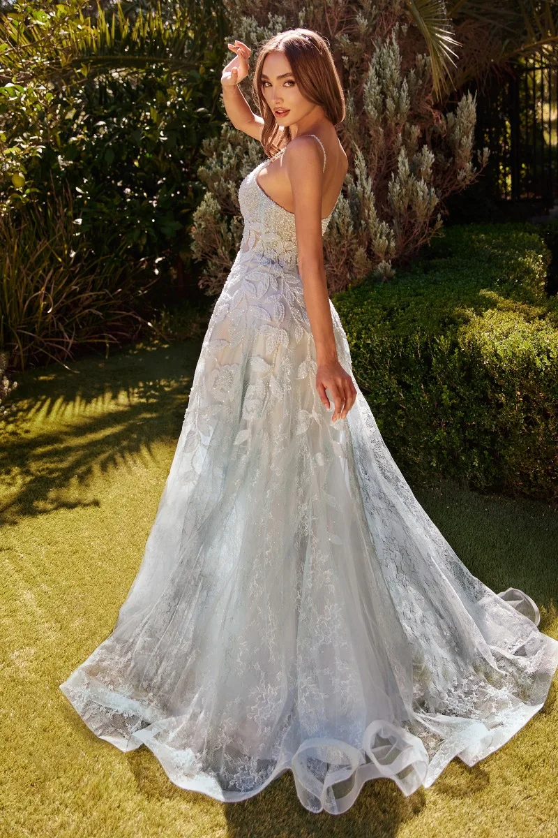 Andrea & Leo A1235 Dress — DUSTYBLUE