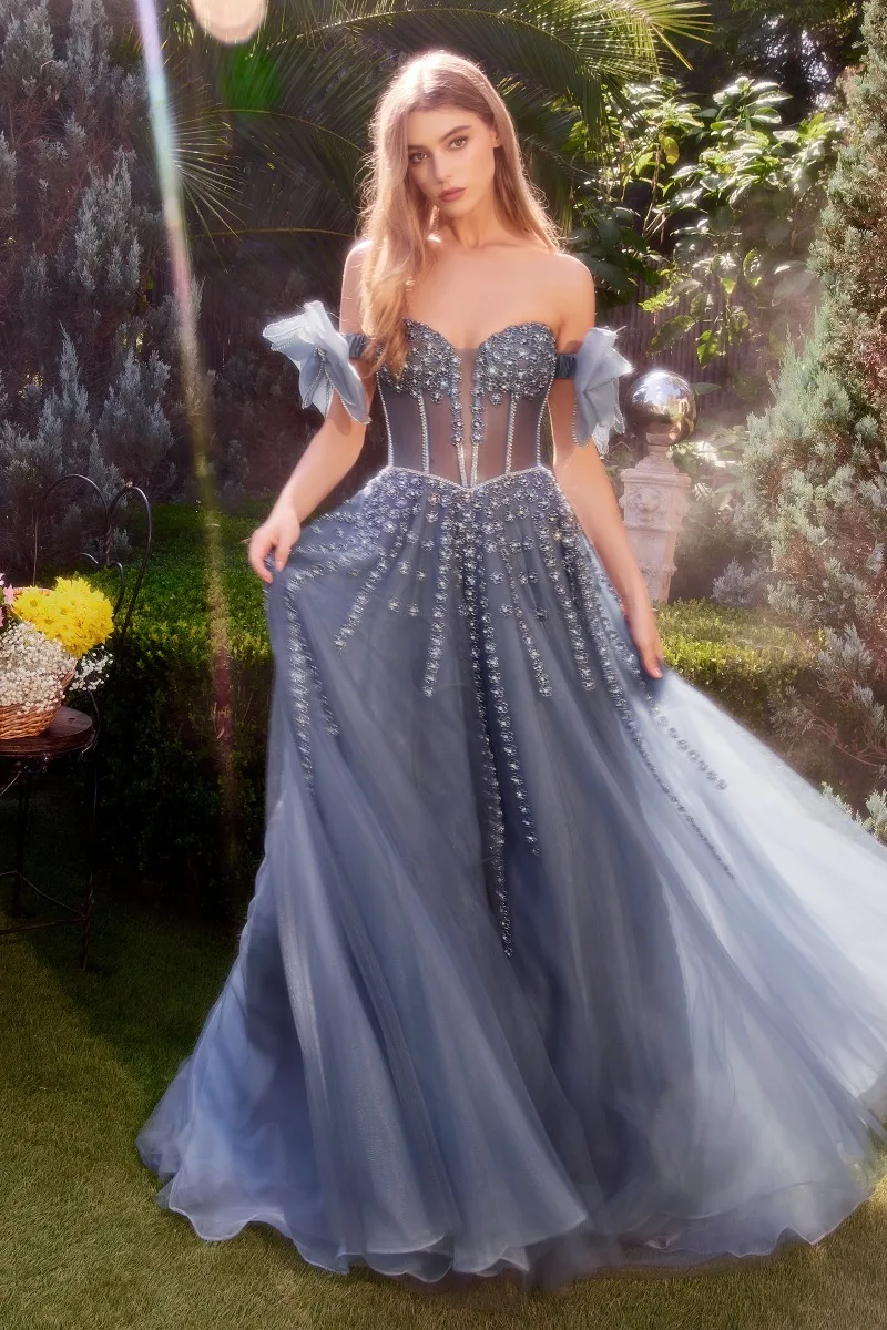 Andrea & Leo A1338 Dress — MIDNIGHT BLUE