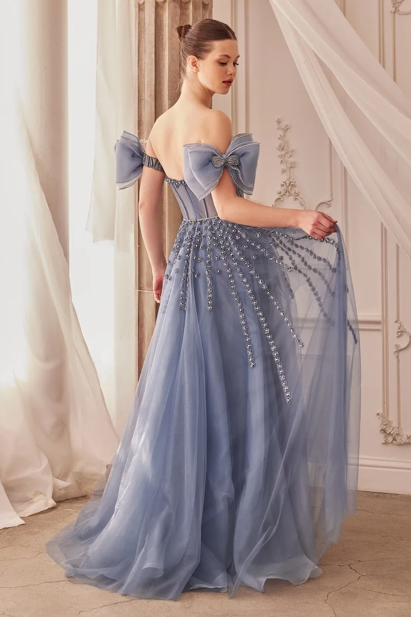 Andrea & Leo A1338 Dress — MIDNIGHTBLUE