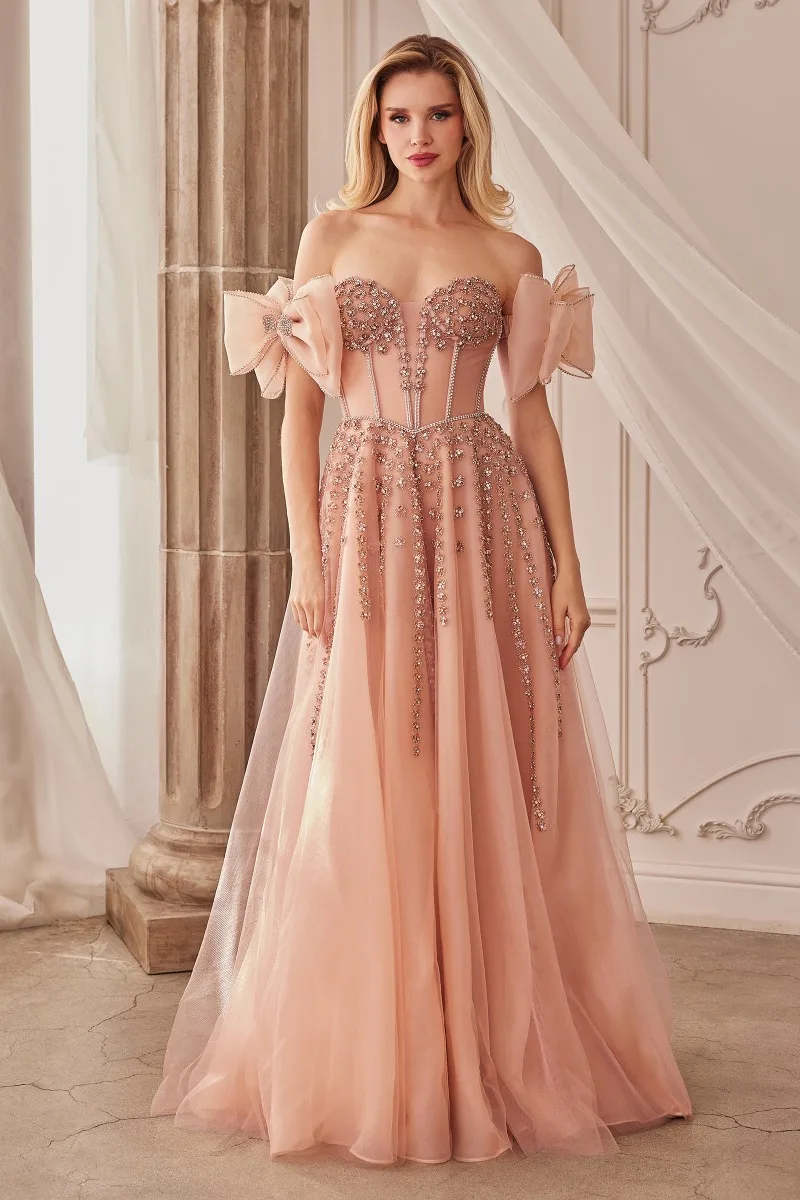 Andrea & Leo A1338 Dress — ROSEGOLD
