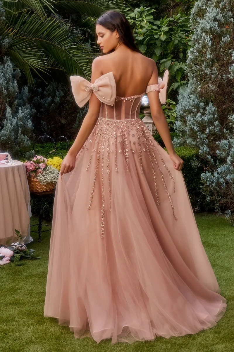 Andrea & Leo A1338 Dress — ROSEGOLD