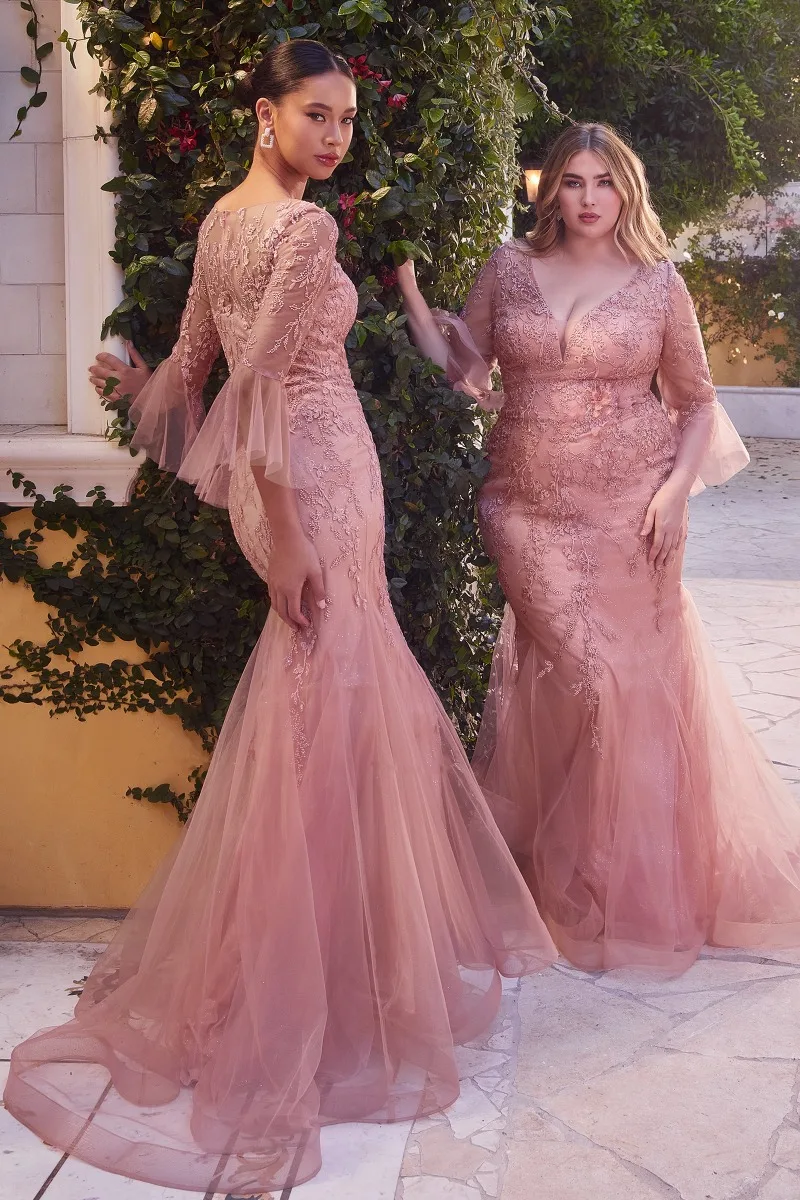 Andrea & Leo A1342 Dress — A1342C ROSE