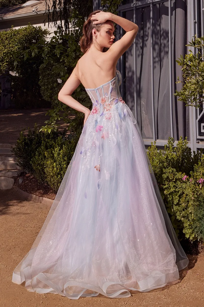 Andrea & Leo A1383 Dress — LT BLUE