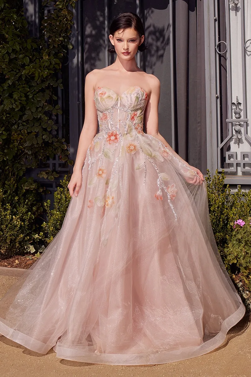 Andrea & Leo A1383 Dress — PEACH