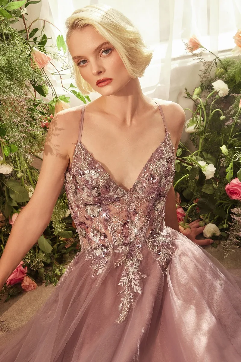 Andrea & Leo A1419 Dress — ENGLISH VIOLET