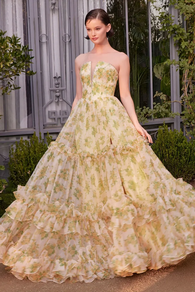 Andrea & Leo A1430 Dress — YELLOW