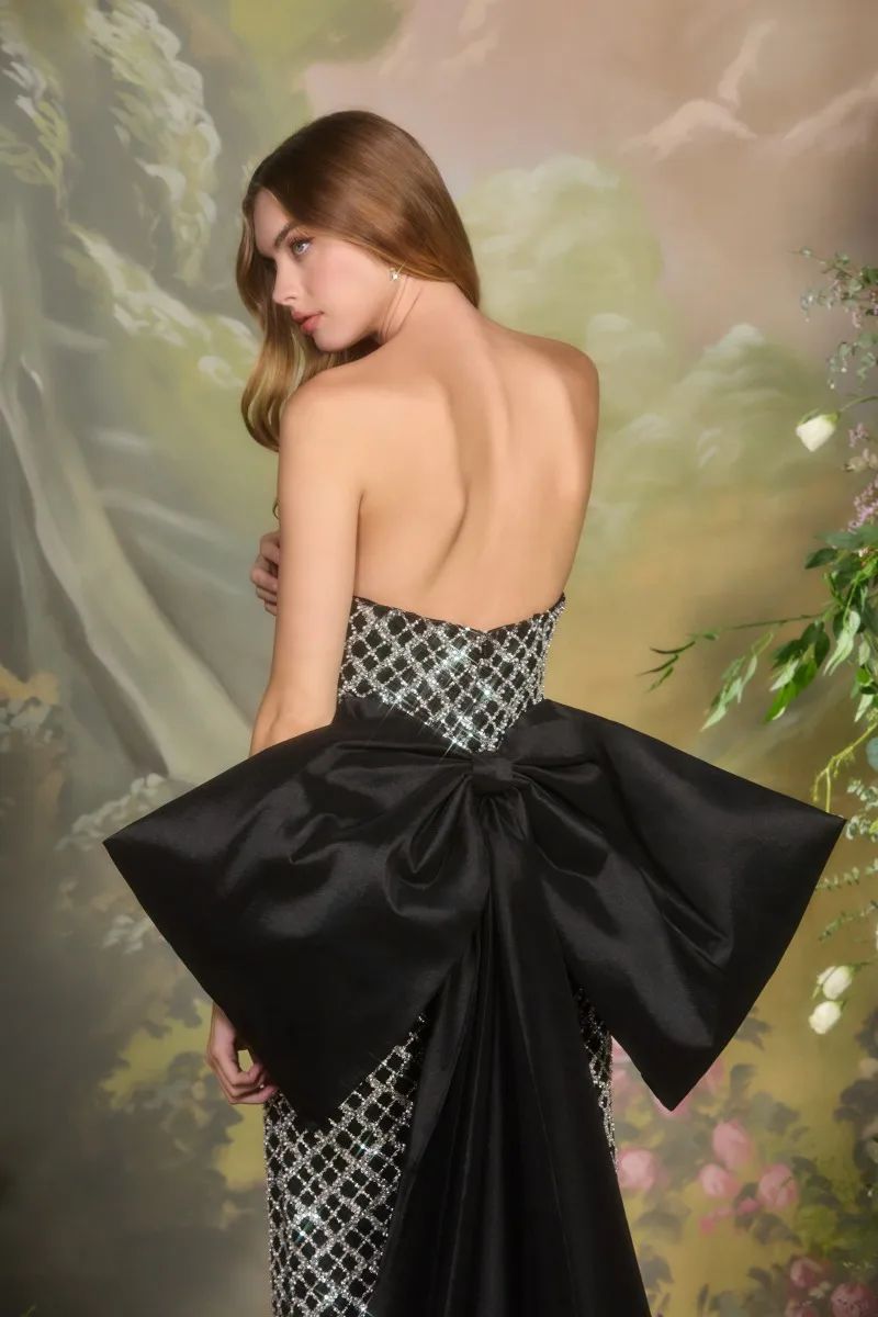 Andrea & Leo A1486 Dress — BLACK