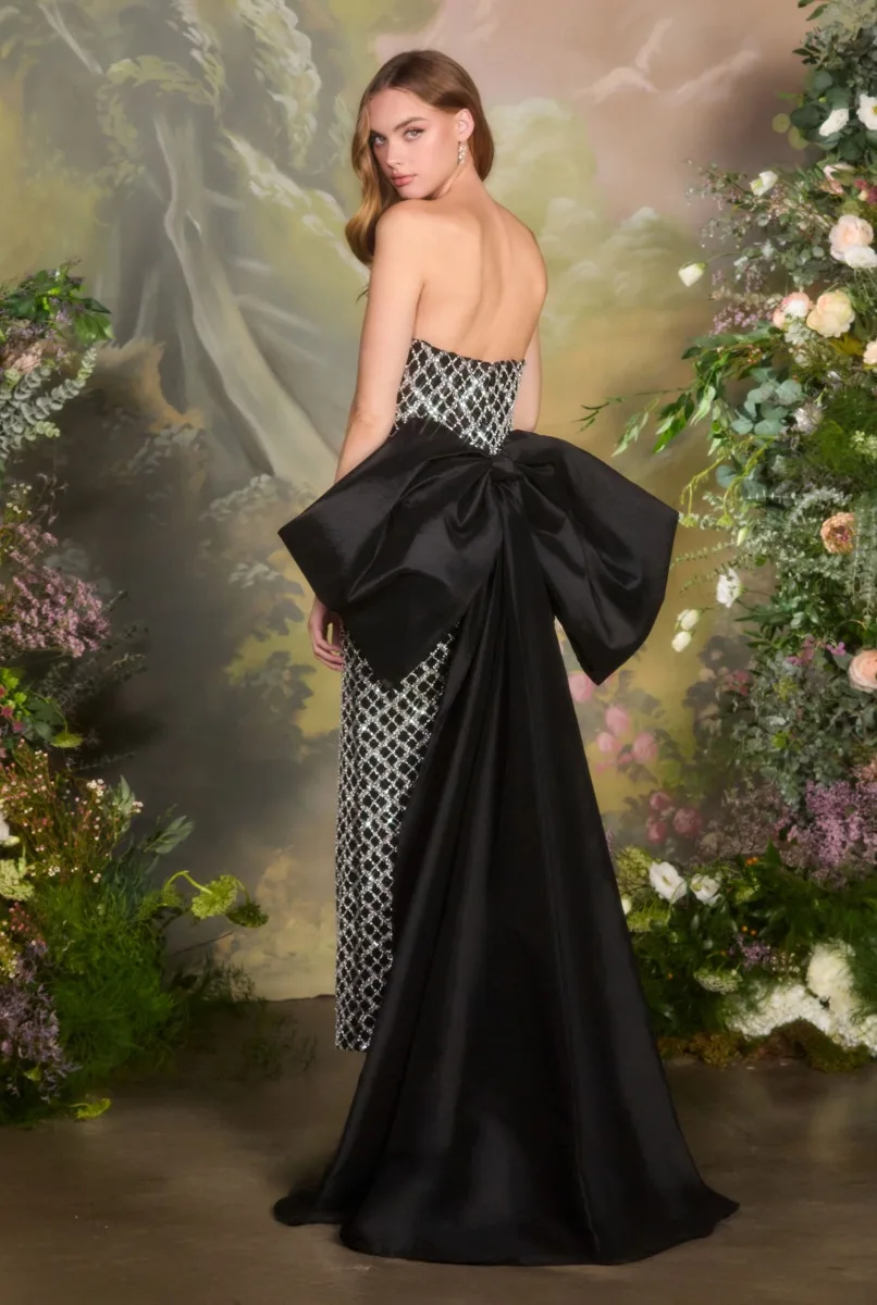 Andrea & Leo A1486 Dress — BLACK