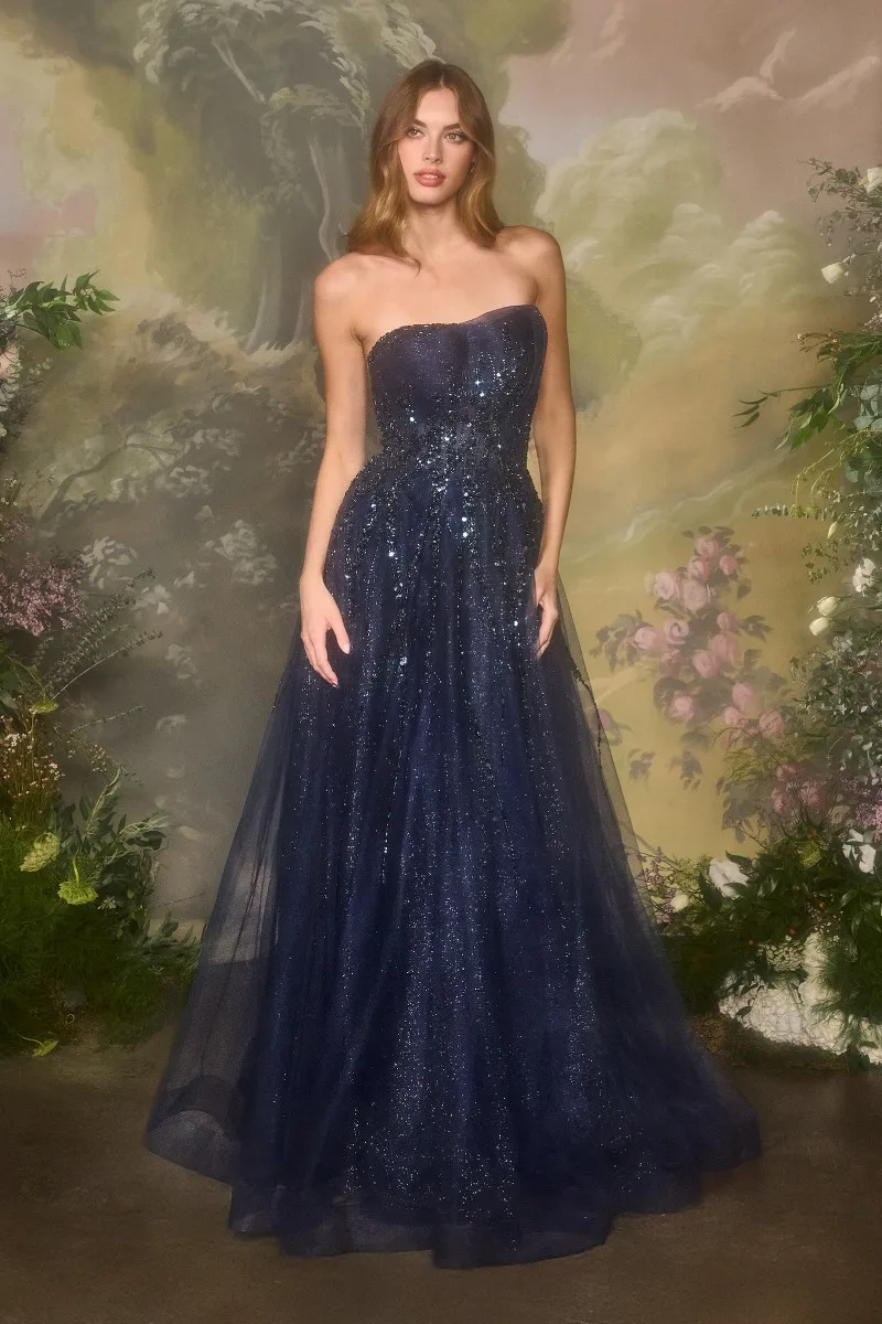 Andrea & Leo A1491 Dress — NAVY