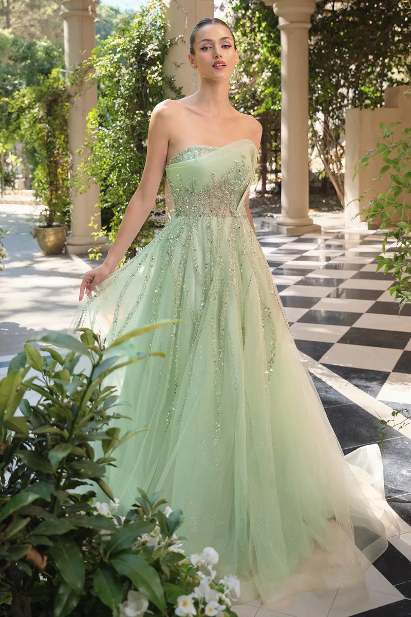 Andrea & Leo A1491 Dress — SAGE