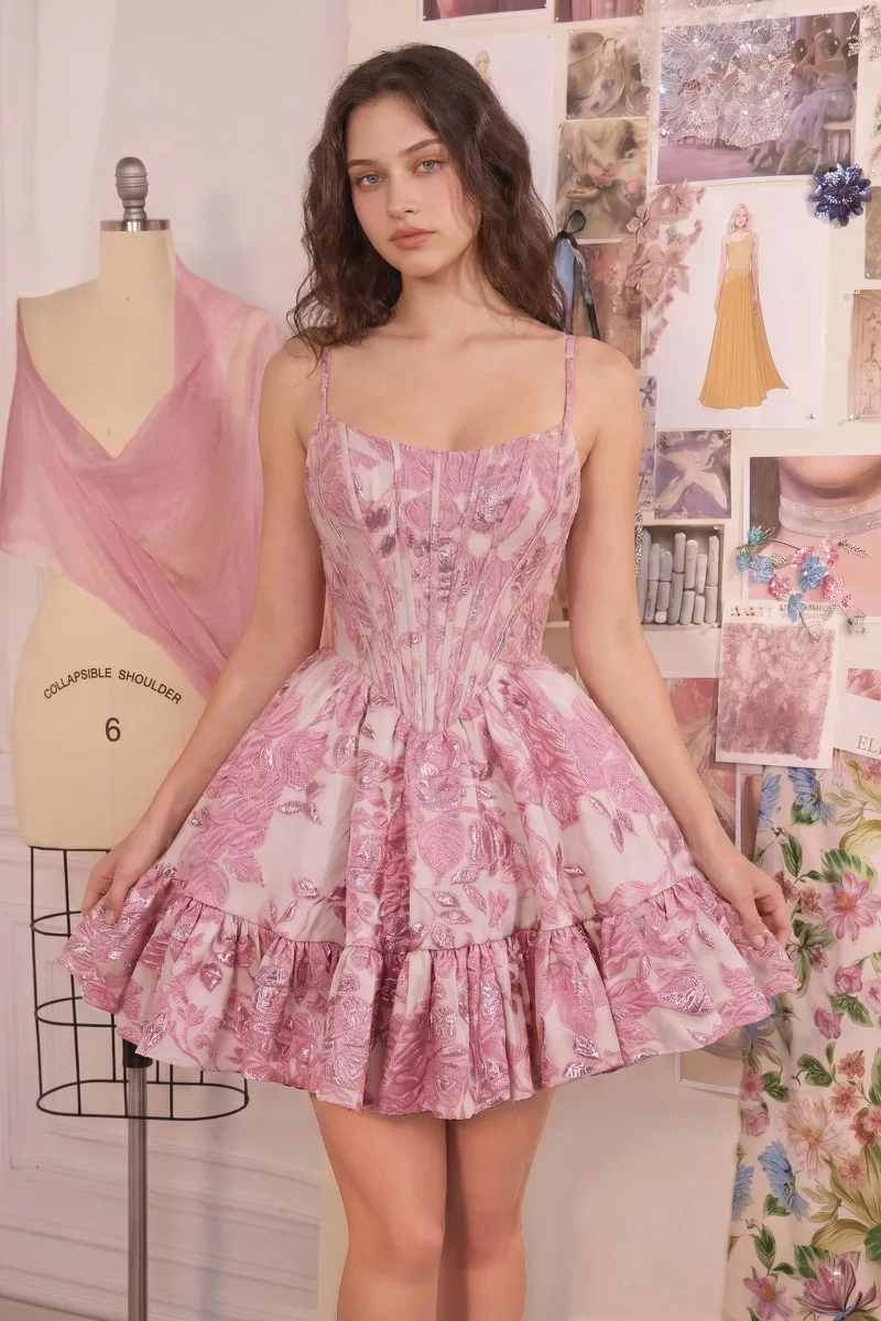 Andrea & Leo A1522 Dress — PINK