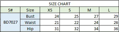 AMORIS BD7027 Dress — SIZE CHARTJPG