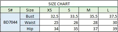 ASTEE BD7044 Dress — SIZE CHARTJPG