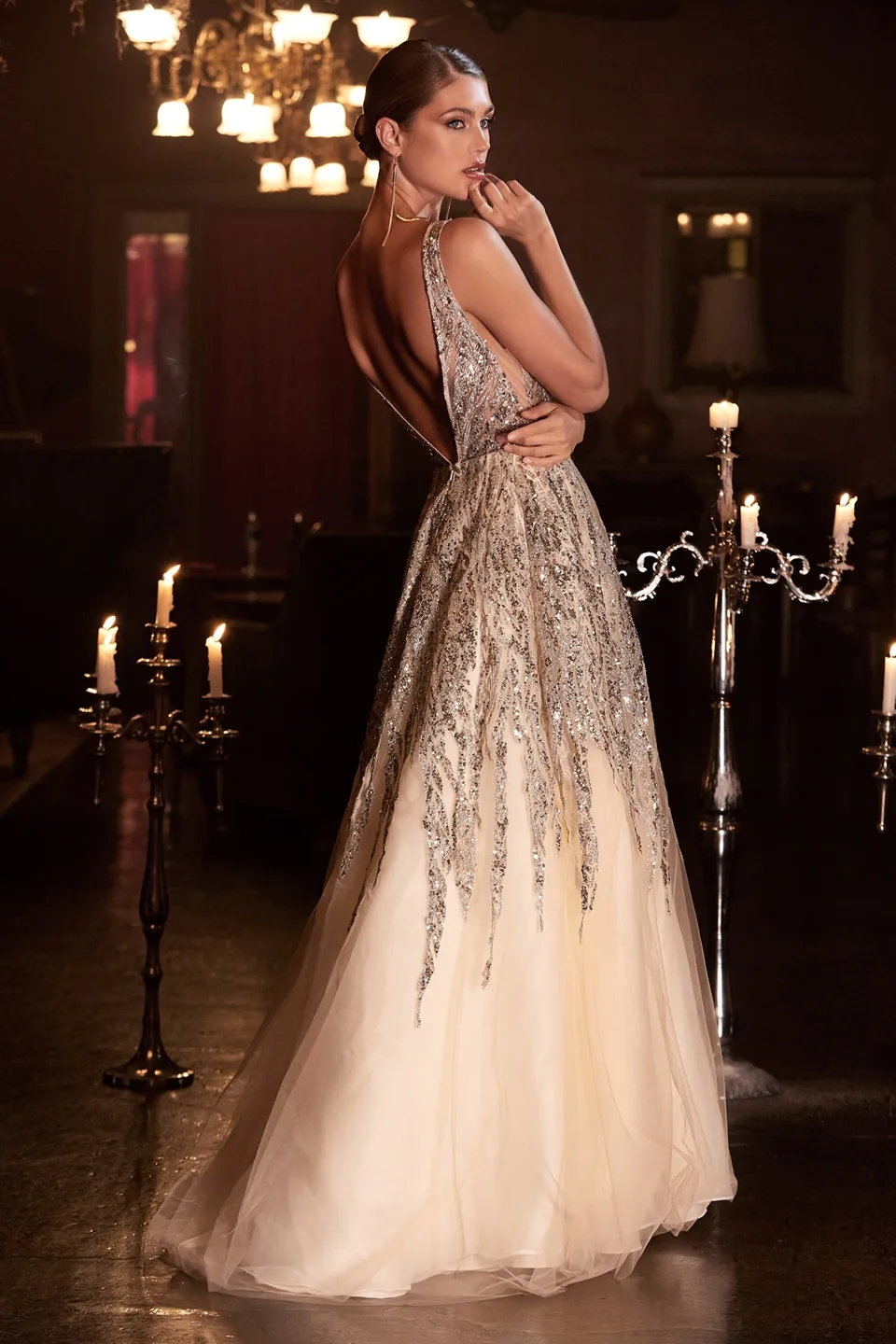 Ladivine Collective C135 Dress — CHAMPAGNE 2 4