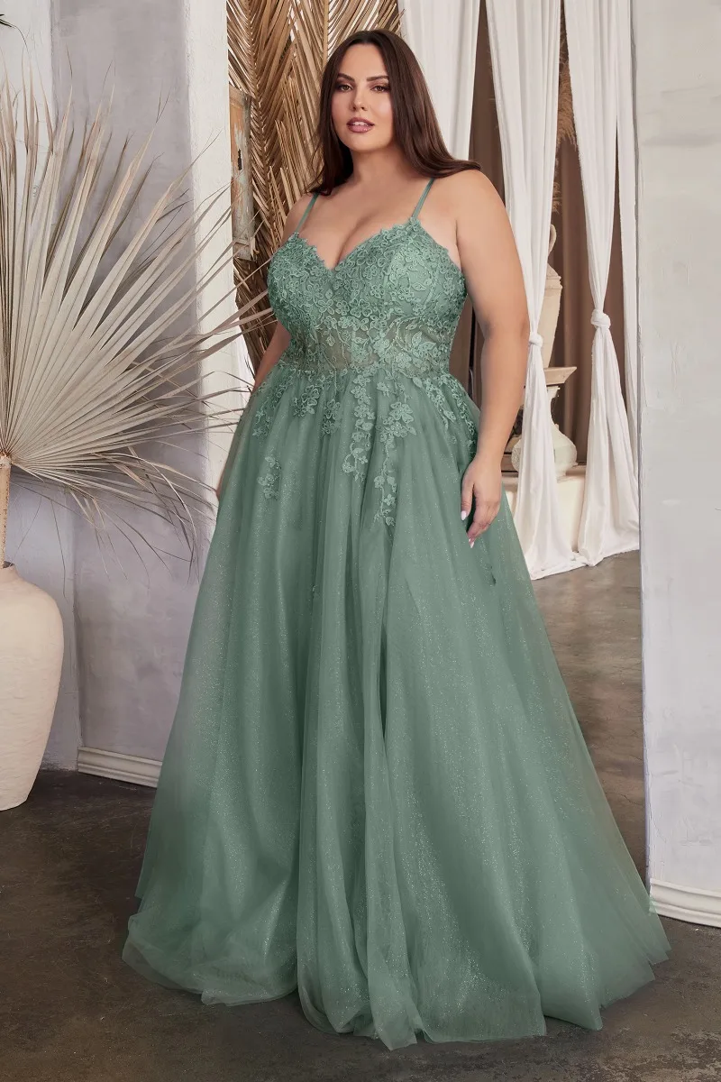 Ladivine C148C Dress — DUSTYTEAL