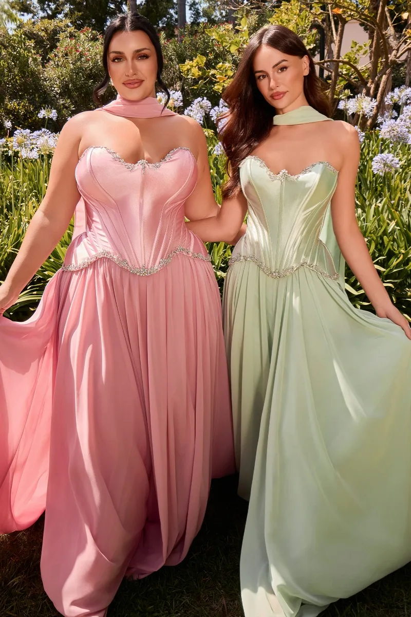Ladivine CD668C Dress — C CD668C DUSTY ROSE CD668 SAGE