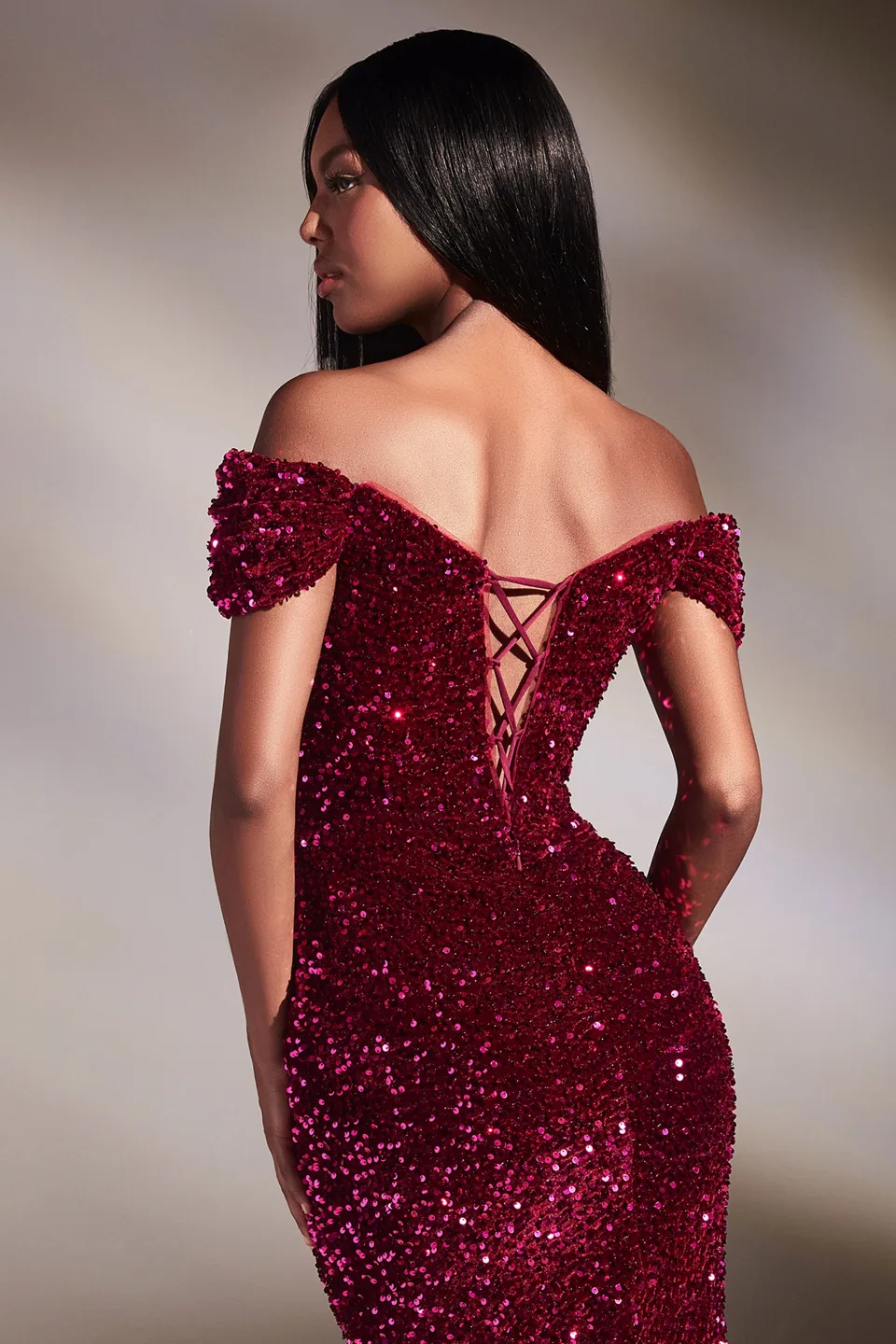 Ladivine CA109 Dress — MAGENTA NEEDCHANGETHEBACK