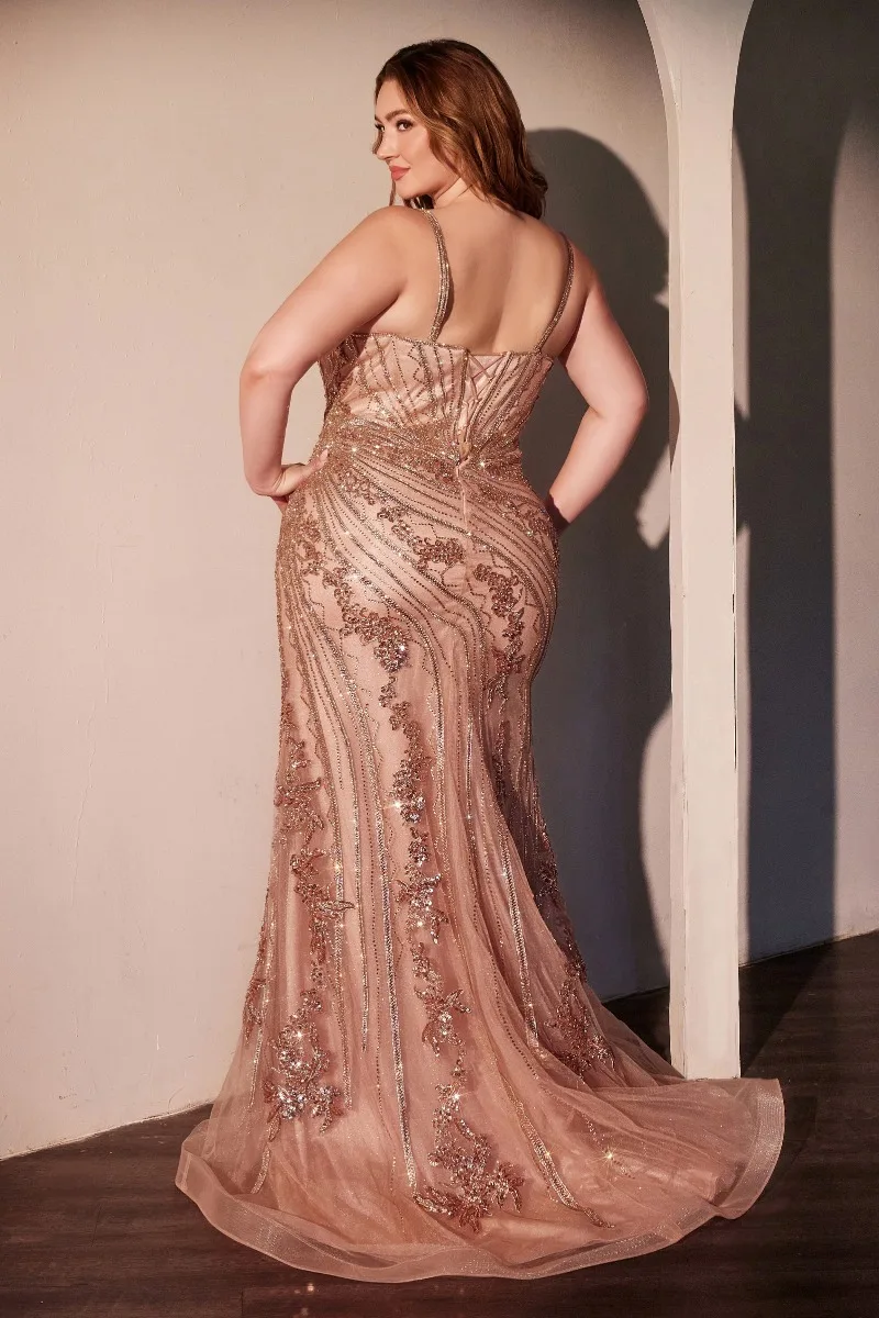 Ladivine CC0389C Dress — ROSE GOLD