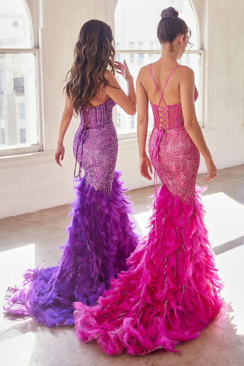 Ladivine CC2308 Dress — NOVAPURPLE AZALEAPINK