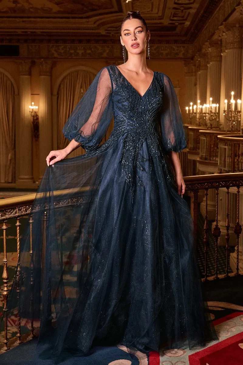 Ladivine CD0101 Dress — NAVY
