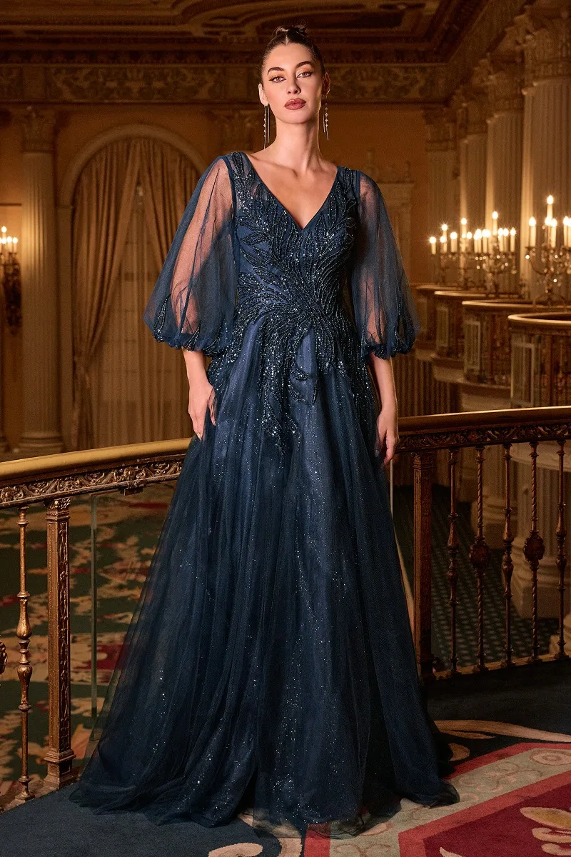 Ladivine CD0101 Dress — NAVY
