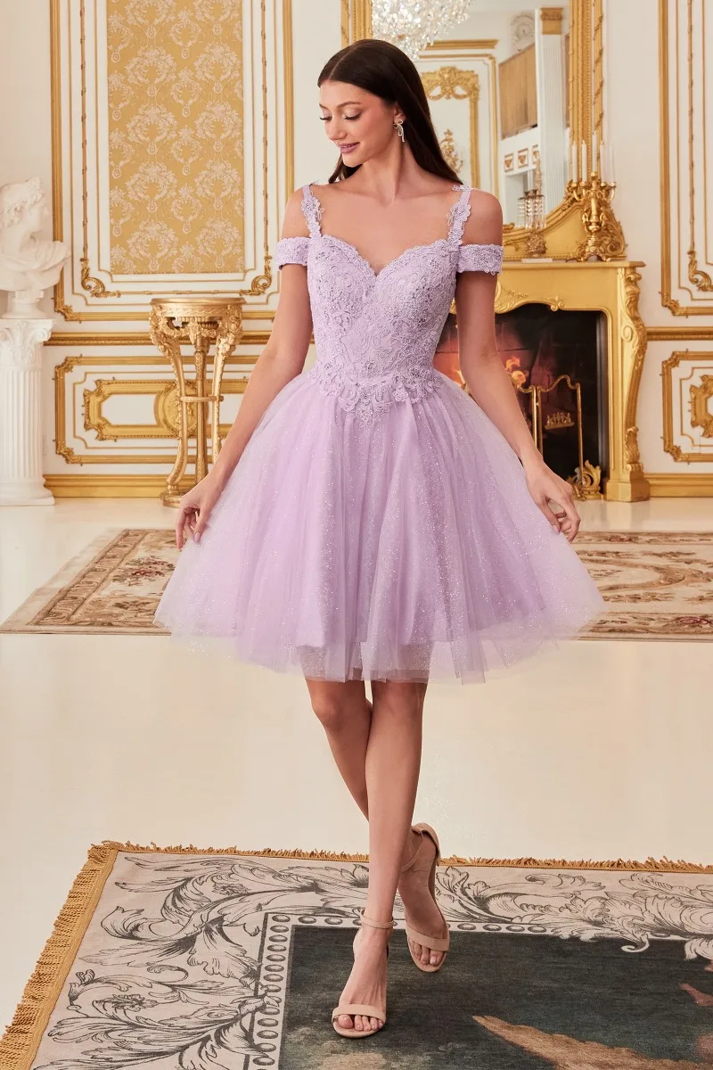 Ladivine CD0132 Dress — LAVENDER