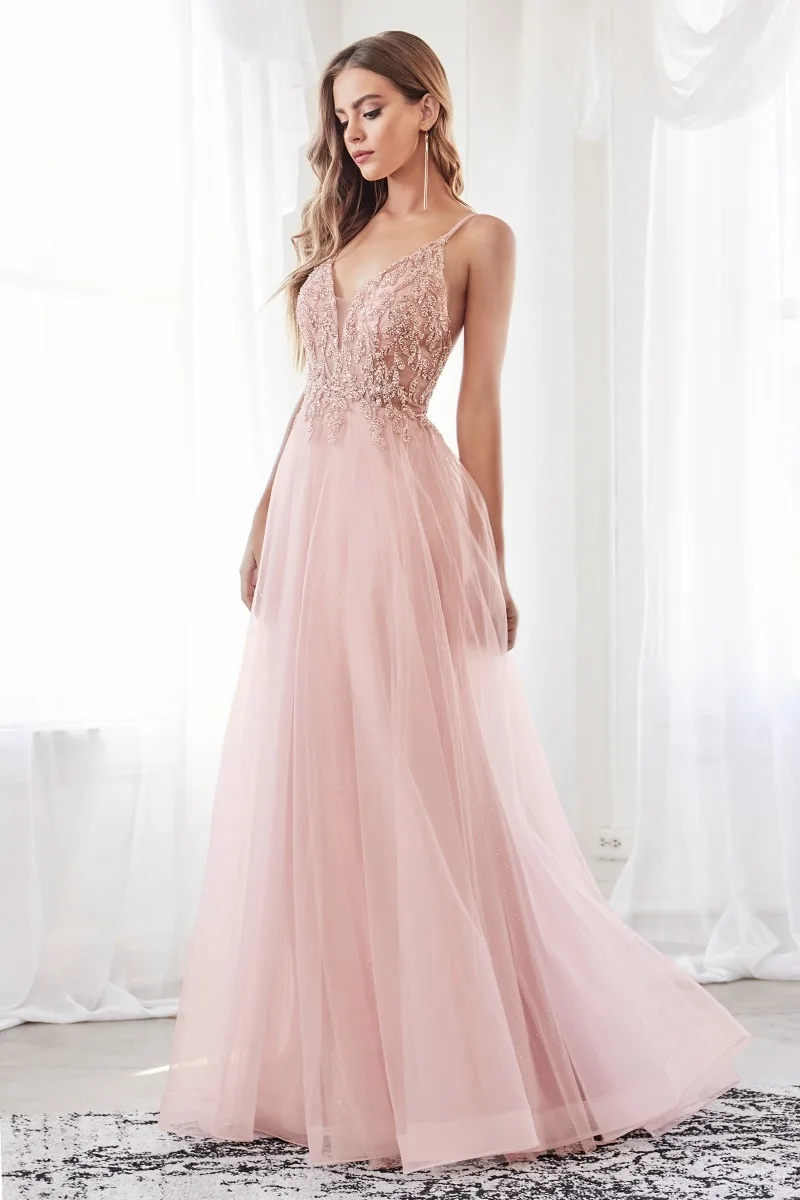 Ladivine CD0154 Dress — BLUSH
