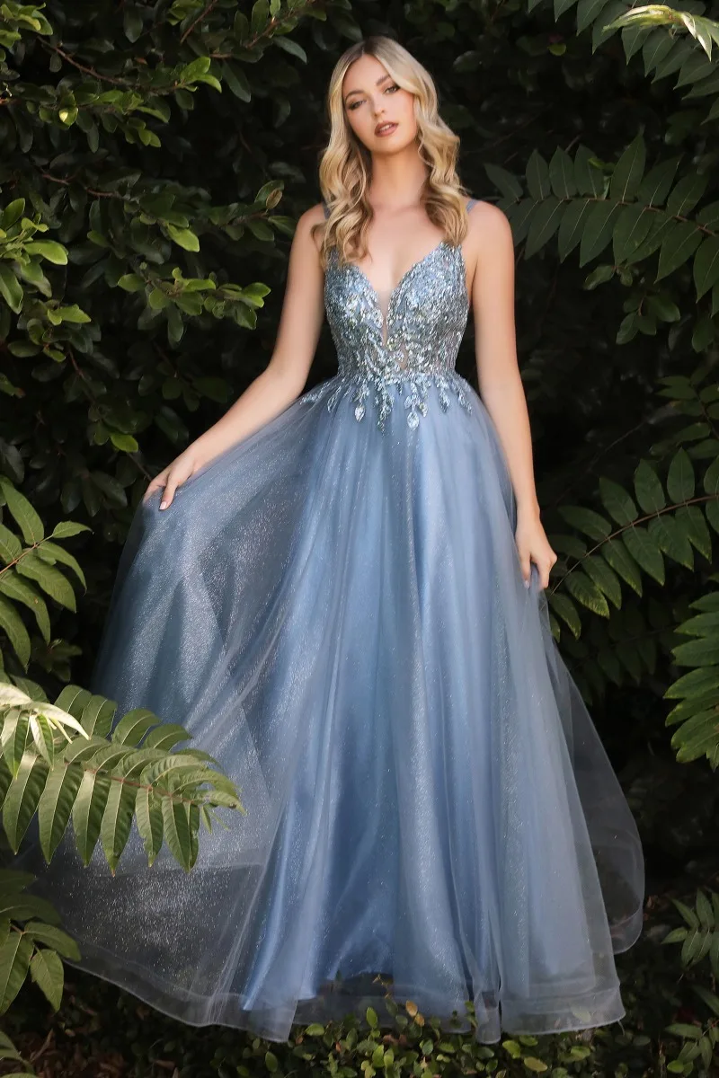 Ladivine CD0154 Dress — SMOKYBLUE