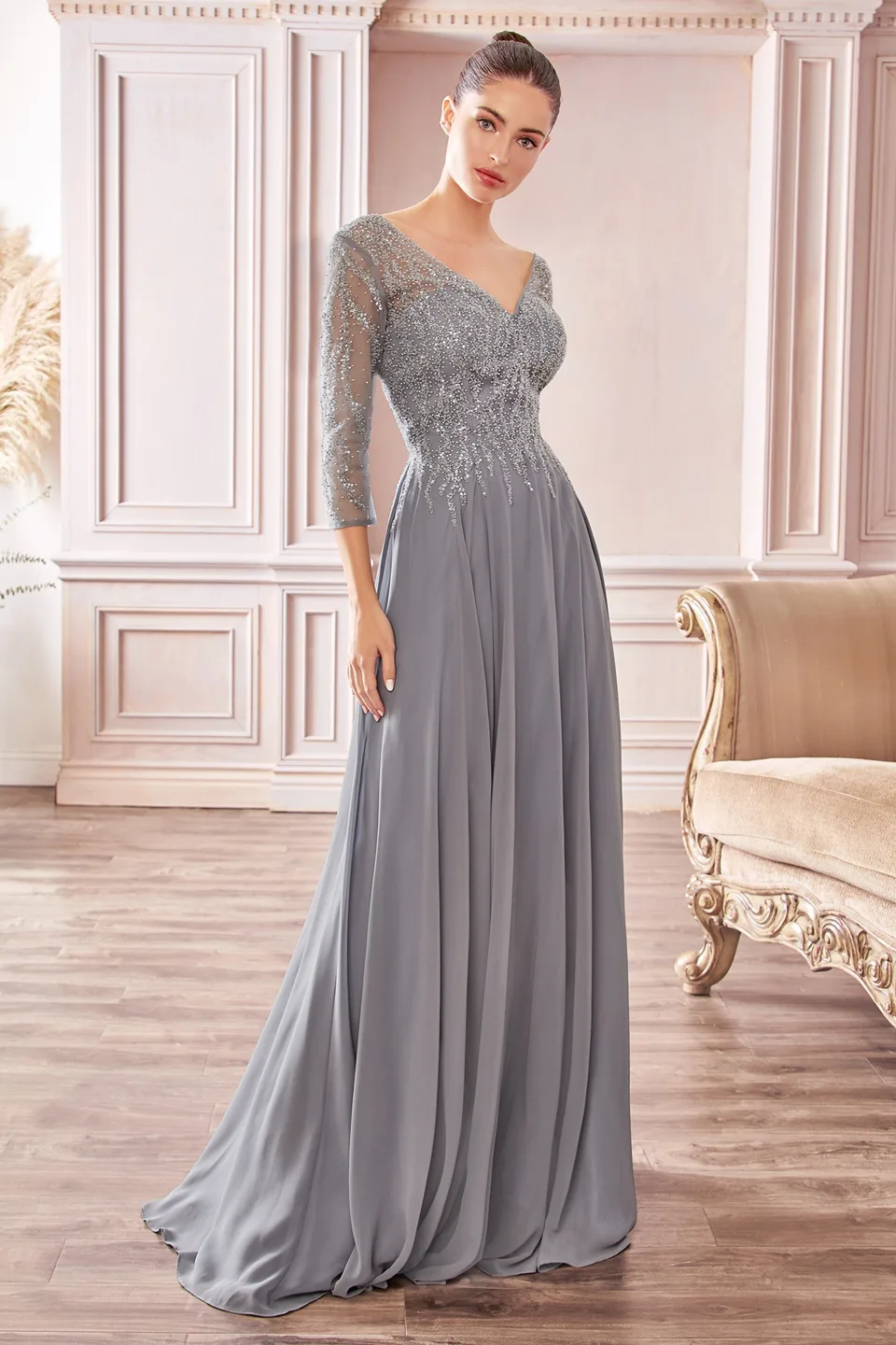 Ladivine CD0171 Dress — SMOKYBLUE 2 2