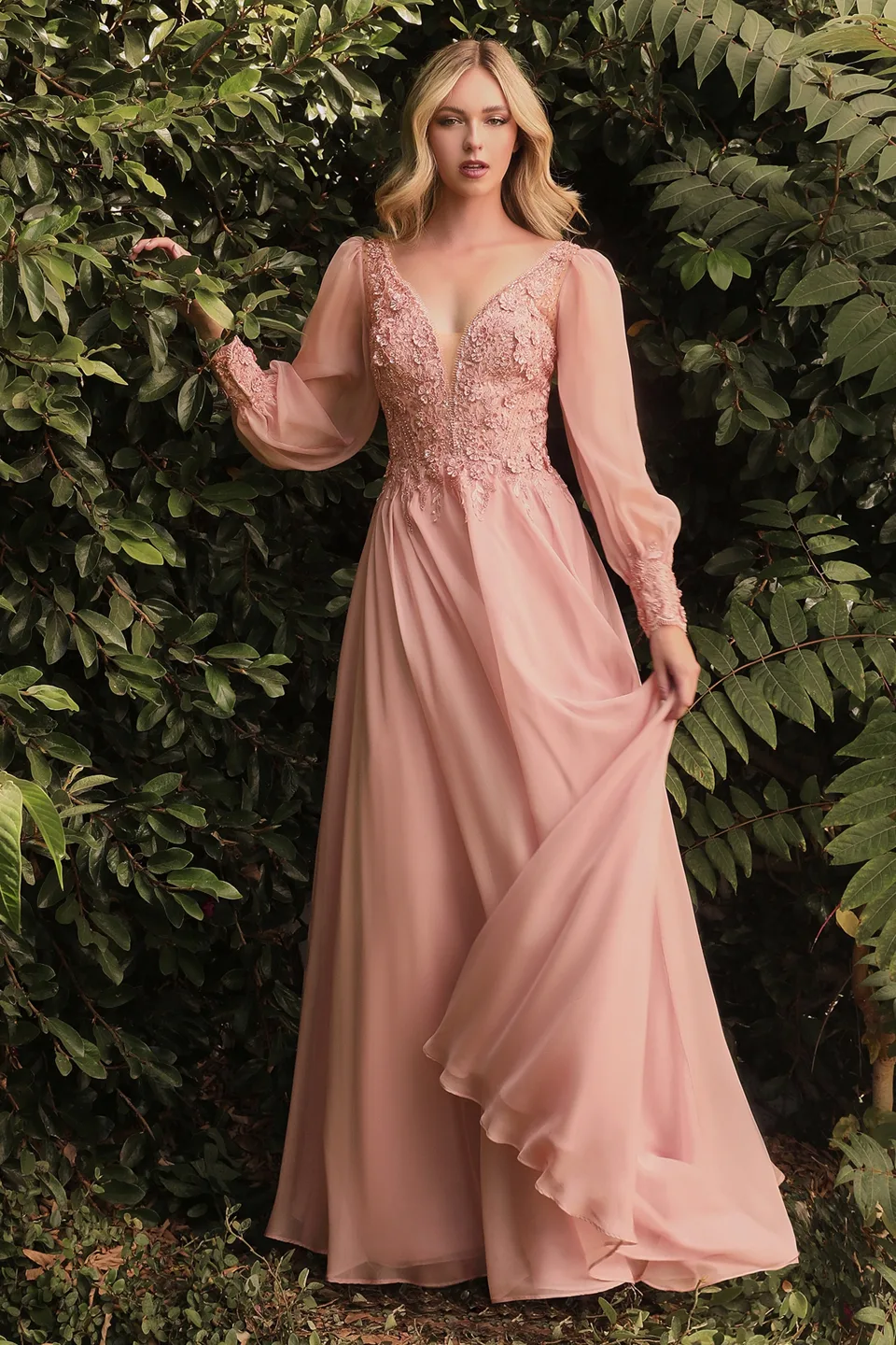 Ladivine Collective CD0183 Dress — ROSEGOLD