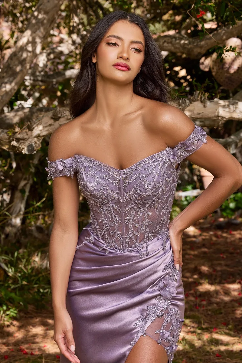 Ladivine CD0186 Dress — DUSTYLAVENDER 1