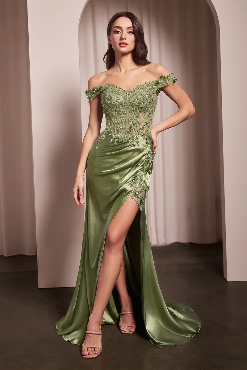 Ladivine CD0186 Dress — GREENERY