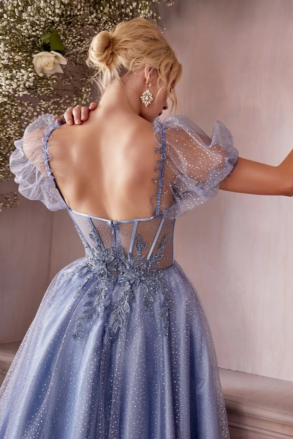 Ladivine CD0187 Dress — SMOKYBLUE 1