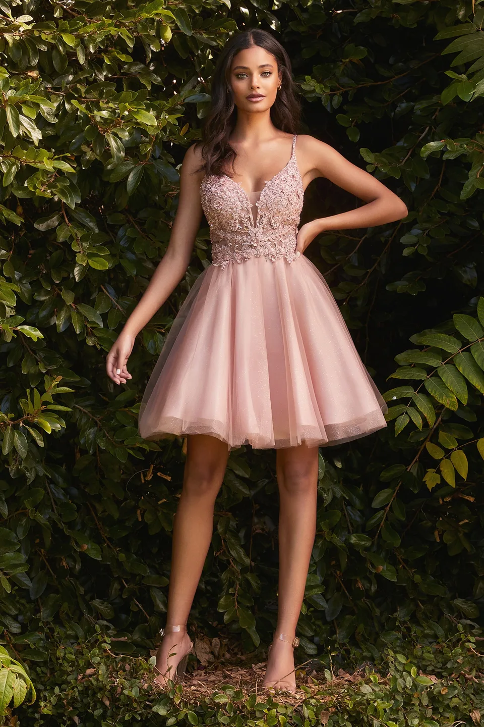 Ladivine CD0190 Dress — BLUSH