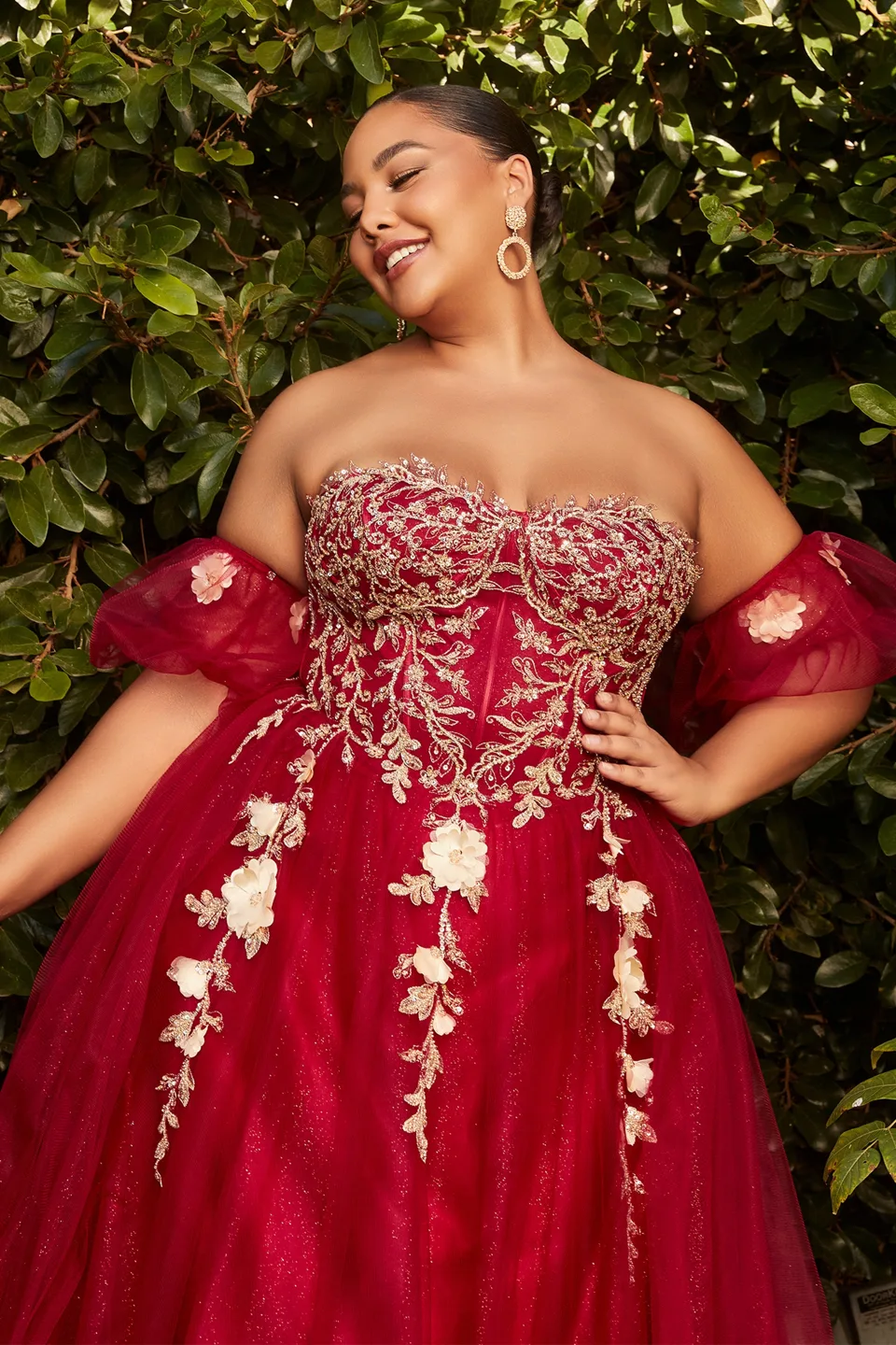 Ladivine CD0191C Dress — RED