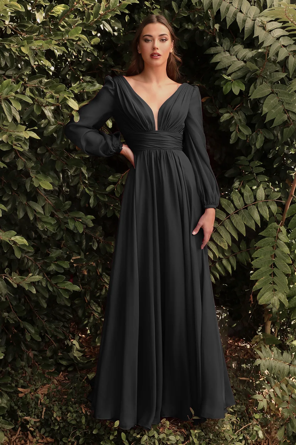 Ladivine CD0192 Dress — BLACK